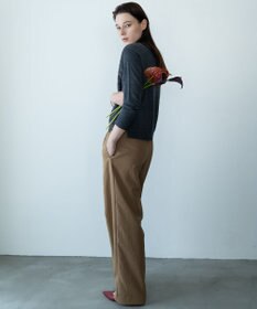 自由区 【カトリエムブーケ】Tricot de dentelle レースプルオーバーニット