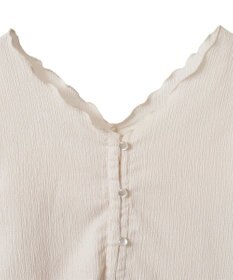 earth music&ecology ＳＥＴ２点ギャザーカットカーデ＋キャミワンピース