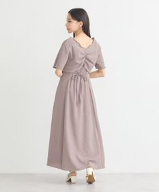 earth music&ecology ＳＥＴ２点ギャザーカットカーデ＋キャミワンピース