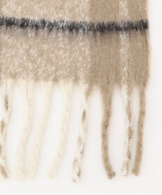 ONWARD CROSSET SELECT ブークレ チェック ストール