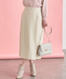 ANY SIS 【洗える】メルトンジャージー スカート