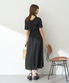 earth music&ecology ＳＥＴ２点ギャザーカットカーデ＋キャミワンピース