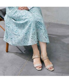 Riz raffinee <Riz raffinee>金具付きスクエアトゥサンダル