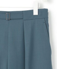 ICB L 【UVケア・洗える】ウール2WAYストレッチ ワイドストレートパンツ