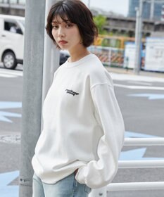 WEGO 【ユニセックス着用ITEM】リラックスフィットグラフィックプルオーバー