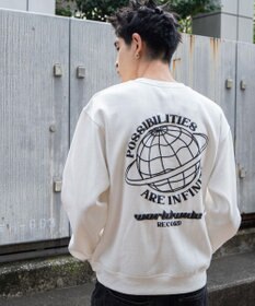 WEGO 【ユニセックス着用ITEM】リラックスフィットグラフィックプルオーバー