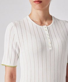 Paul Smith 【洗える】リブアイレット 半袖ニット