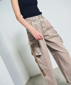 GRACE CONTINENTAL コクーンデニムカーゴパンツ