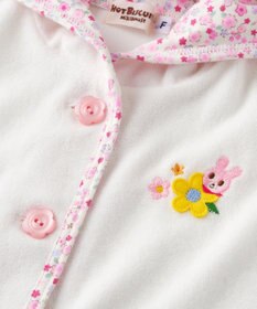 MIKI HOUSE HOT BISCUITS 【70-90cm】 パイル素材 おでかけポンチョ