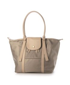 UNBILLION ペルケ perche / ナイロン×牛革かぶせジェムストーントートバッグ