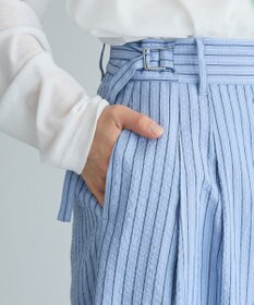 CRAFT STANDARD BOUTIQUE ベルトデザインワイドパンツ