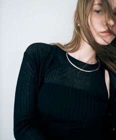 uncrave ランダムリブシアーニット カーディガン