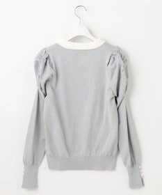 Feroux 配色襟パワショル ニット