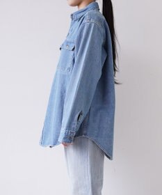woadblue ＜坪田あさみさんコラボ＞CPOデニムジャケット ライトブルー