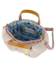tsumori chisato CARRY キラネコファー ショルダーバッグ 手提げ 2way
