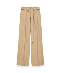JOSEPH スペックルシルクリネン　ワイドトラウザーズ