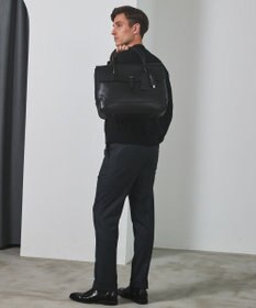 GOTAIRIKU 25年新作【洗える/チクチクしにくい/ピリングしにくい】イタリア糸 ハイゲージ カバーネックニット_WOOL100％