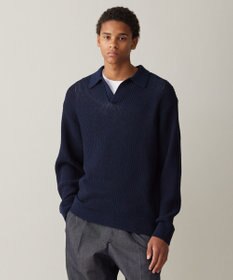 UNFILO MENS メッシュ ニットポロ [24年春夏商品]