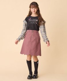 ANY KIDS リボン ポケット スカート