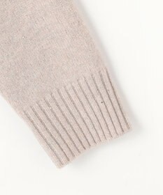 自由区 ウールカシミヤブレンドスパンコールハイネック ニット