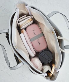 Maison de FLEUR フロントリボン3ルームトートバッグ