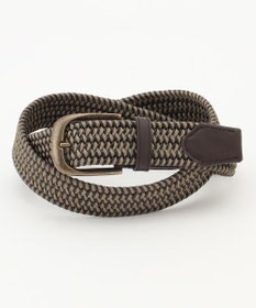 JOSEPH ABBOUD  【イタリア素材・ストレッチ・日本製】 ストレッチレザーミックス ベルト