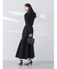 earth music&ecology エンボスフラワービスチェ