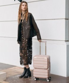 ACE BAGS & LUGGAGE Jewelna Rose ノクシエラ フロントポケット付 スーツケース 37L 機内持ち込み 09361 ジュエルナローズ