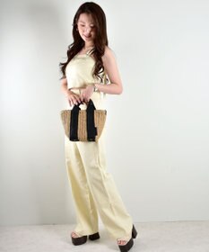 LA BAGAGERIE 【maison vert】【ペーパー素材使用】2WAYかごバッグ