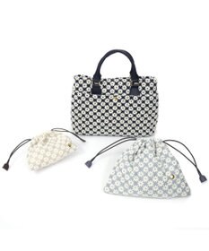 Regalo Felice 【花の刺繍 / セットで持っても可愛い】ポーチ大 / REGALO