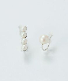 Phoebe 【金属アレルギー対応】2setラインパールイヤーカフ　シルバー/ニッケルフリー