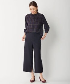 J.PRESS LADIES 【洗える】リラクシオンツイル パンツ