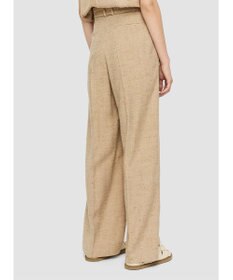 JOSEPH スペックルシルクリネン　ワイドトラウザーズ