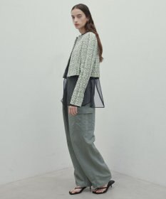 BEIGE， 【洗える】ACANTHUS / カーヴィーシルエットカーゴパンツ