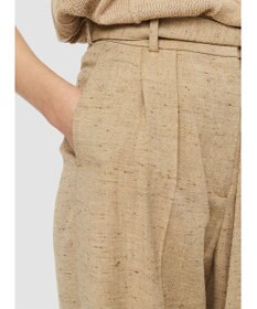 JOSEPH スペックルシルクリネン　ワイドトラウザーズ