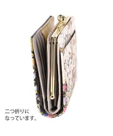 tsumori chisato CARRY ギャラクシーパネル 2つ折り財布 がま口 レザーキルティング