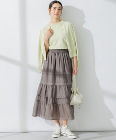 組曲 【洗える】レーシーボイル スカート
