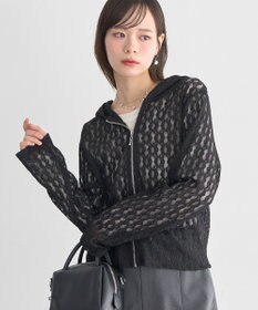 earth music&ecology レースパーカー