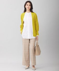 自由区 【洗える】ウィンドウペーンチェックワイド パンツ