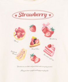 ANY KIDS 【Strawberry Collection】アートプリント 長袖Tシャツ