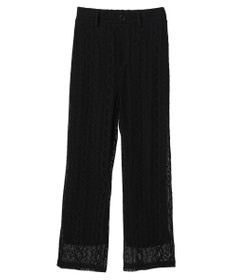 earth music&ecology フラワーレースパンツ