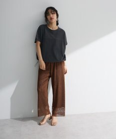 Green Parks レースプリーツパンツ