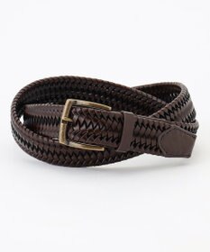 JOSEPH ABBOUD 【キングサイズ・伸びる/日本製】ストレッチレザー ベルト