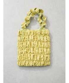 Green Parks ・ＱＵＯＮギャザーキルティングリボントートバッグ