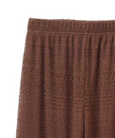 Green Parks レースプリーツパンツ