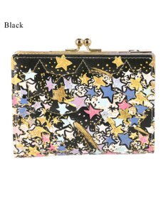 tsumori chisato CARRY ギャラクシーパネル 2つ折り財布 がま口 レザーキルティング