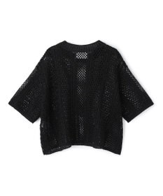 BEIGE， ATACAM / パターンメッシュ ハーフニット