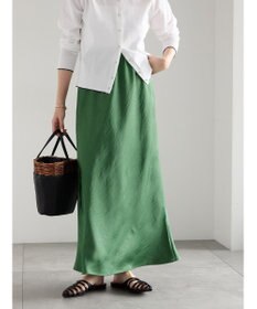 Te chichi バイアスサテンスカート