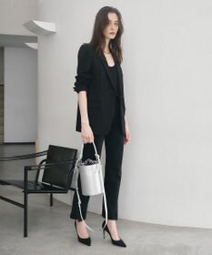 TOPKAPI 【TREASURE TOPKAPI】フェイクレザー バケツ 巾着 ショルダー バッグ