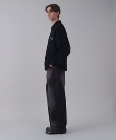 WEGO 【ユニセックス着用ITEM/SMLサイズ展開/ウエスト調整可】バギーデニムパンツ